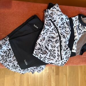 All 3 pieces Bolle Leopard Print Tennis Outfit